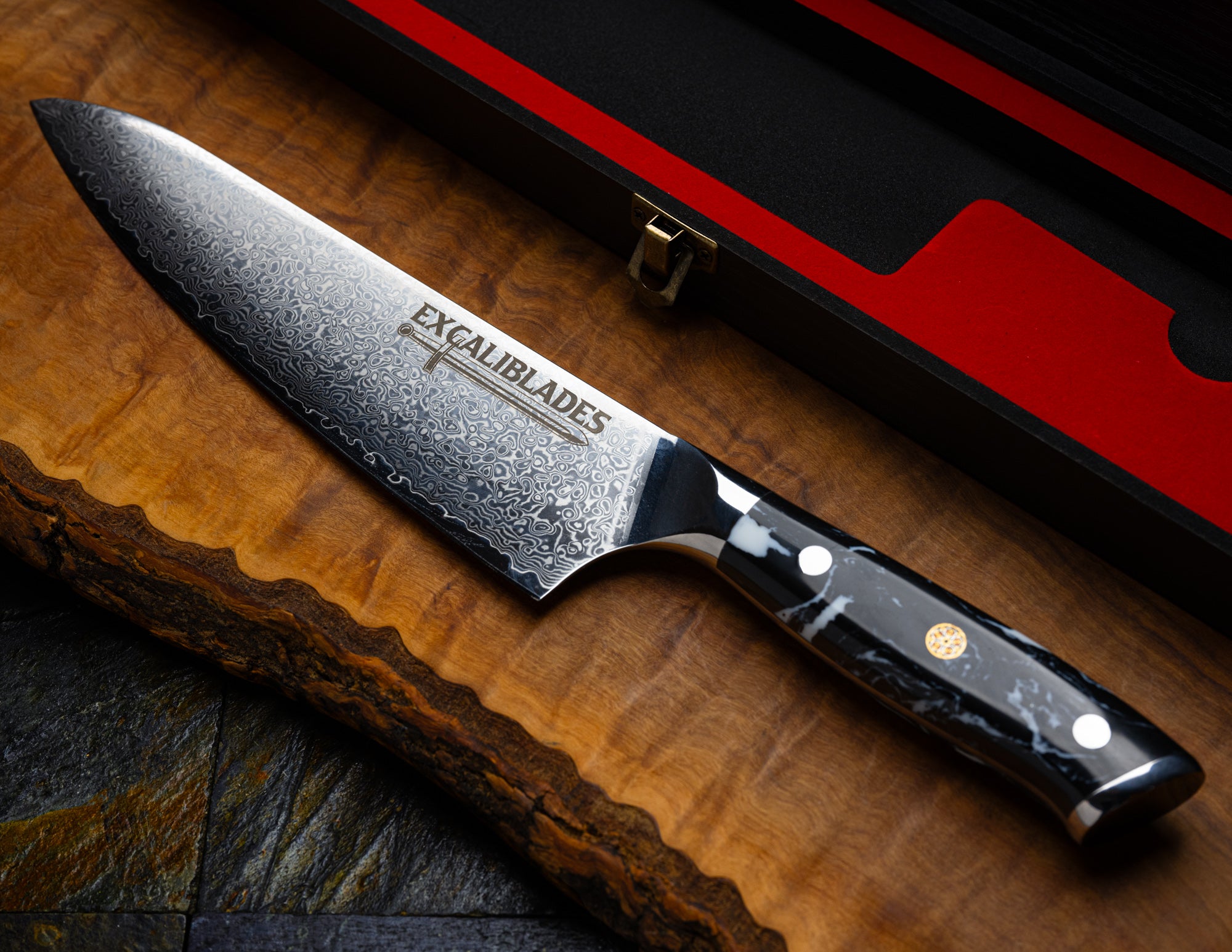 Excaliblades Nakiri and Chef Knife