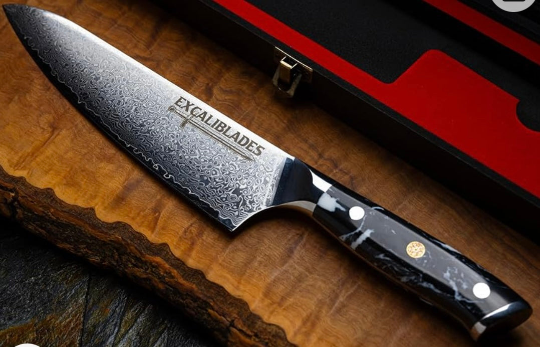 Excaliblades Utility Knife and Chef Knife